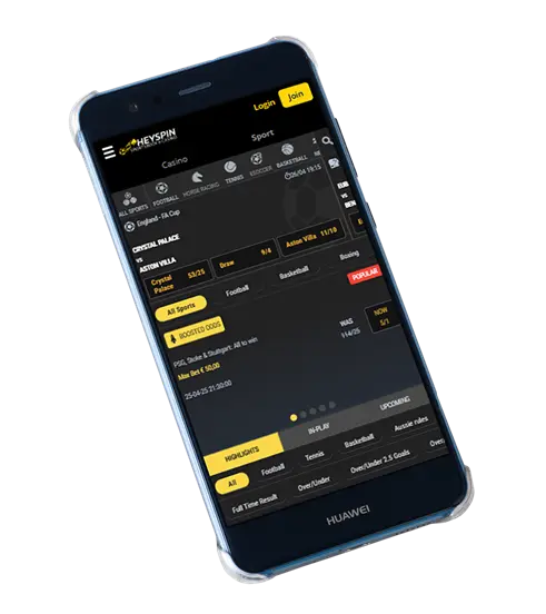 HeySpin Mobile Betting